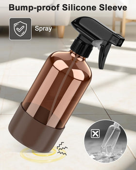 Bontip bottle held in hand to show 16 oz scale and easy portability benefit