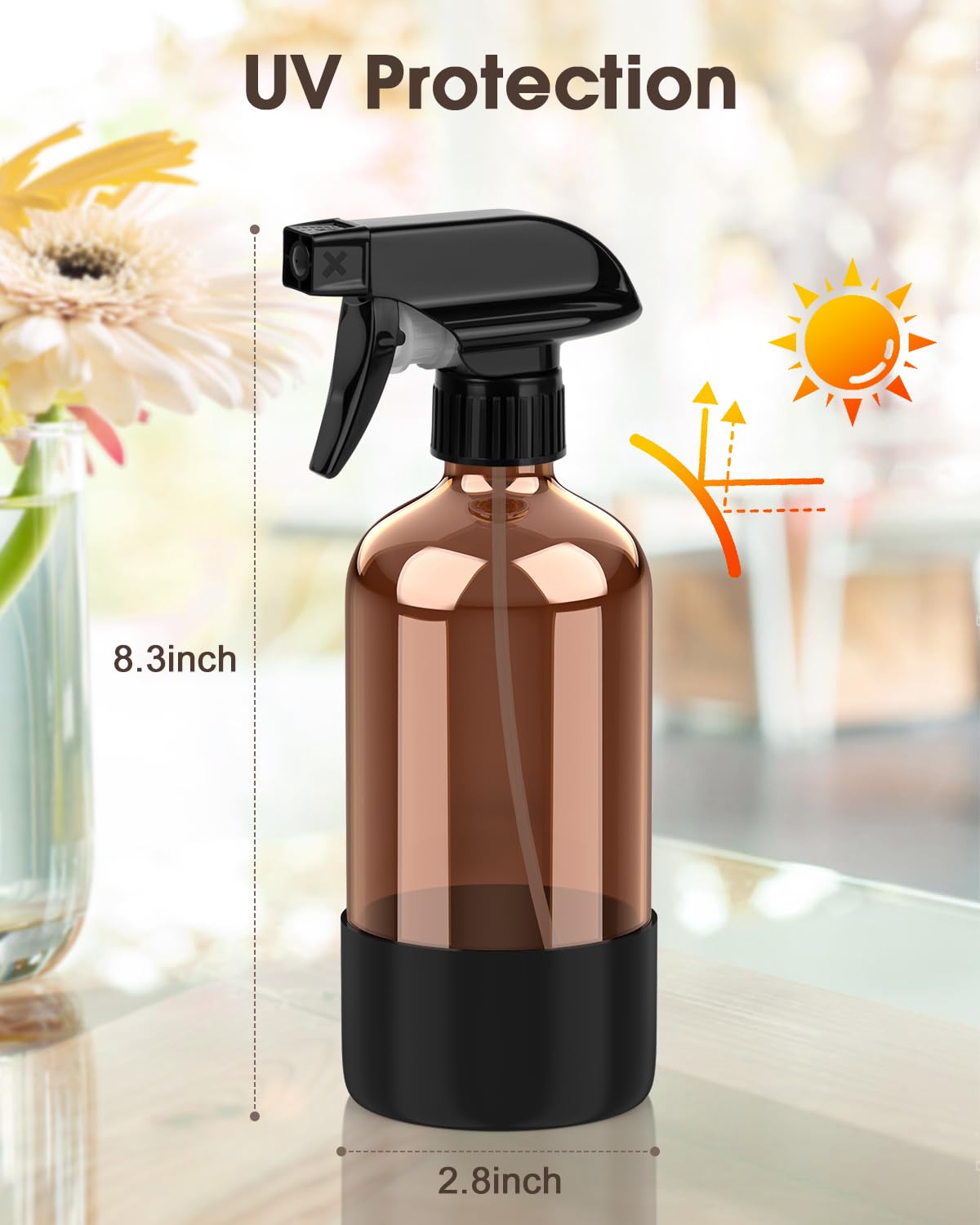 Bontip spray producing fine mist ideal for facial hydration and even coverage