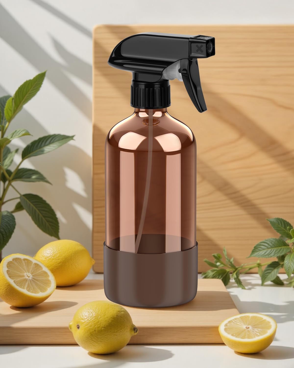 Bontip misting houseplants to illustrate even watering and plant-care convenience benefit
