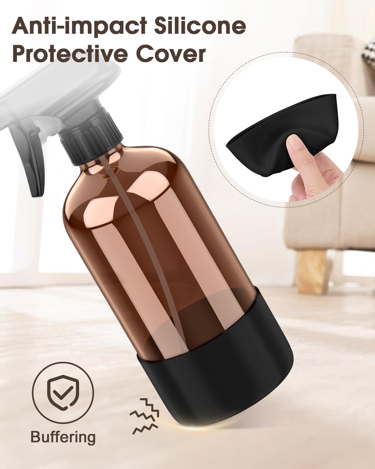 Bontip nozzle and cap detail showing adjustable spray modes for versatile use