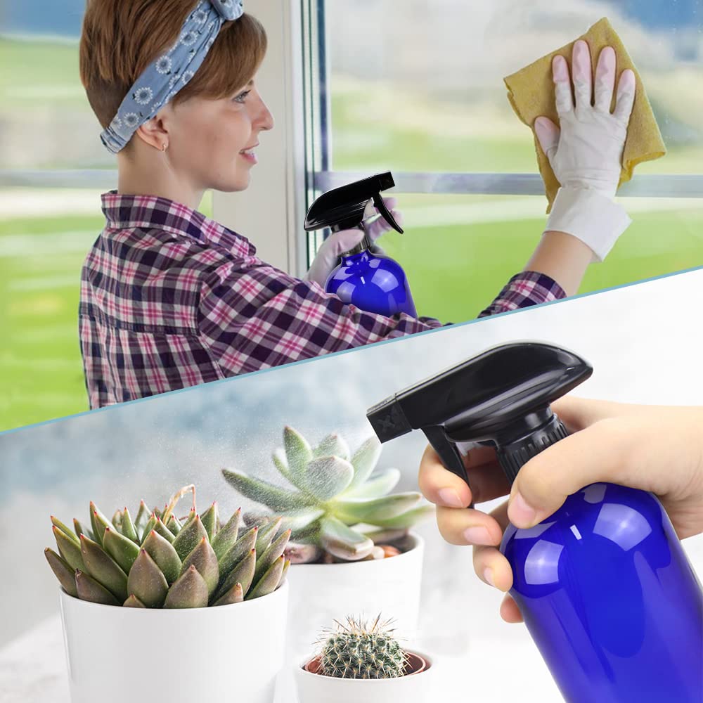 Bontip spray mist in use on plant leaves, illustrates gentle even coverage