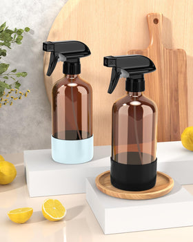Bontip bottle watering a houseplant showing even mist and plant care benefit