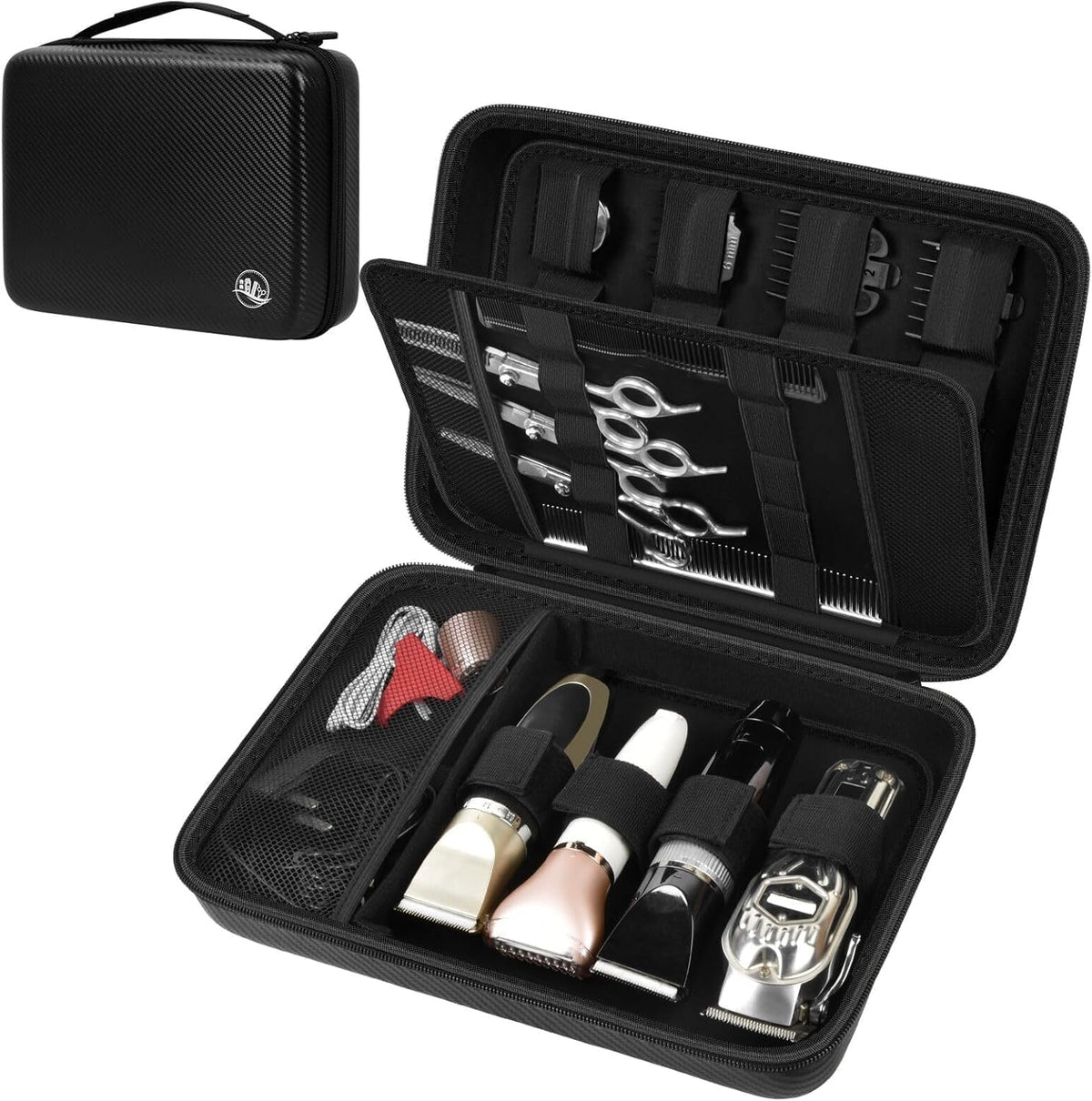 Boobowl front closed case showing durable shell and travel-ready protection