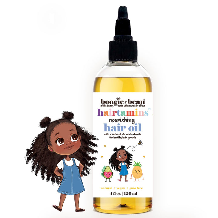 Boogie and Bean front bottle showing label and gentle formula benefits