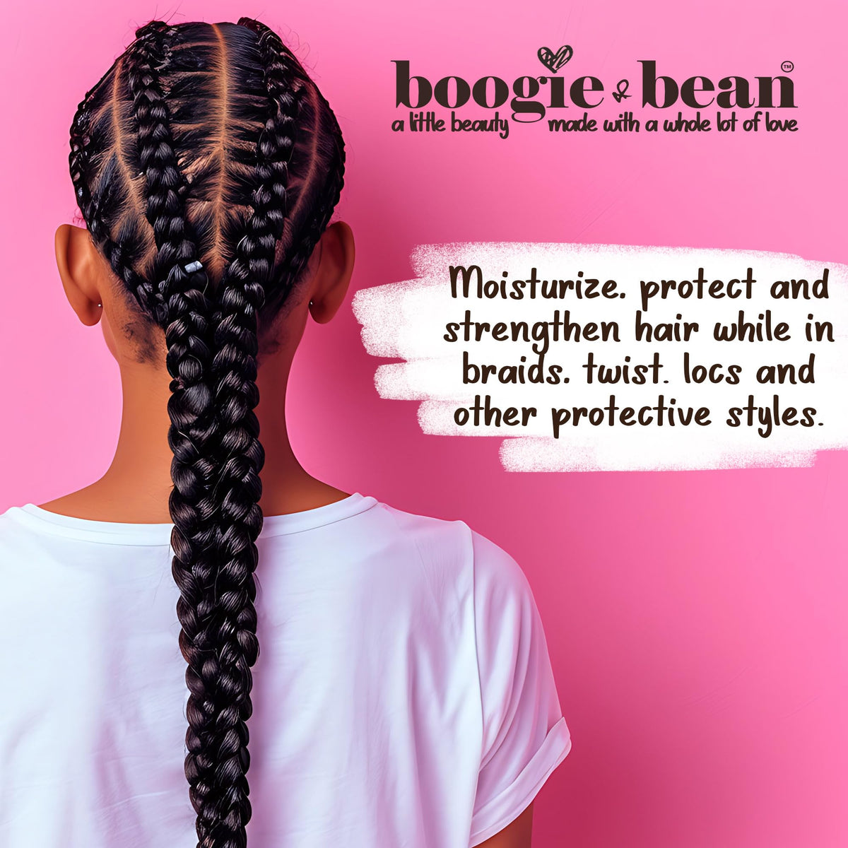 Boogie and Bean in family morning routine showing easy use and styling support