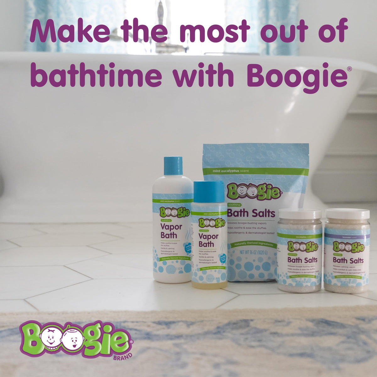 Boogie product label and ingredient list clearly showing natural essential oils