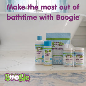 Boogie product label and ingredient list clearly showing natural essential oils
