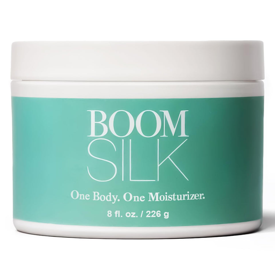 BOOM! by Cindy Joseph boomsilk front jar shows packaging and clear organic branding