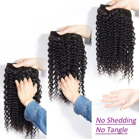 Boopwine side-by-side straightened bundles showing true 14 16 18 inch lengths