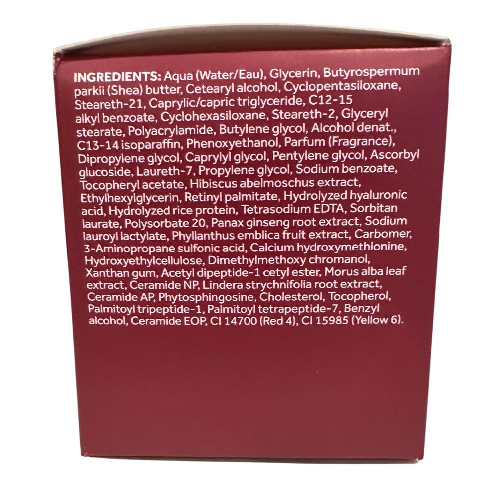 Boots No7 jar next to common items illustrating 1.6 oz travel scale