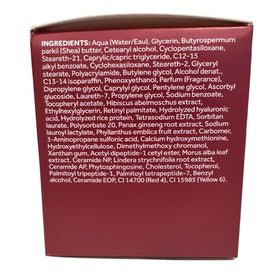 Boots No7 jar next to common items illustrating 1.6 oz travel scale