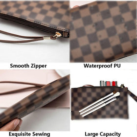bopomofo large pouch interior view revealing pockets for tidy packing