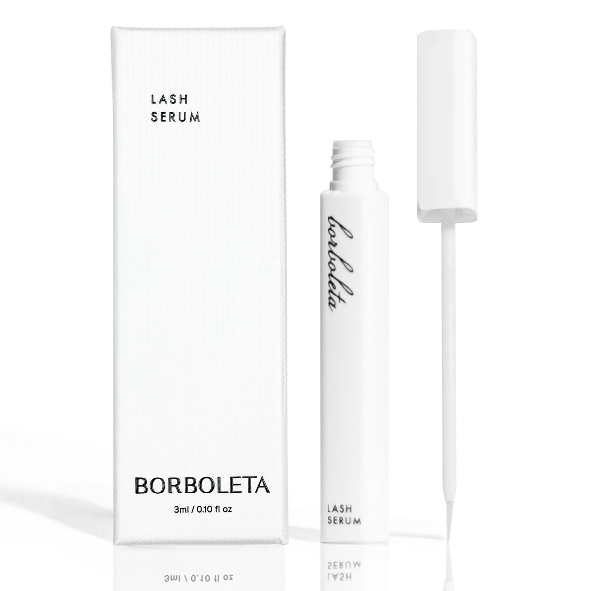 Borboleta front packaging showing clean design and product benefits