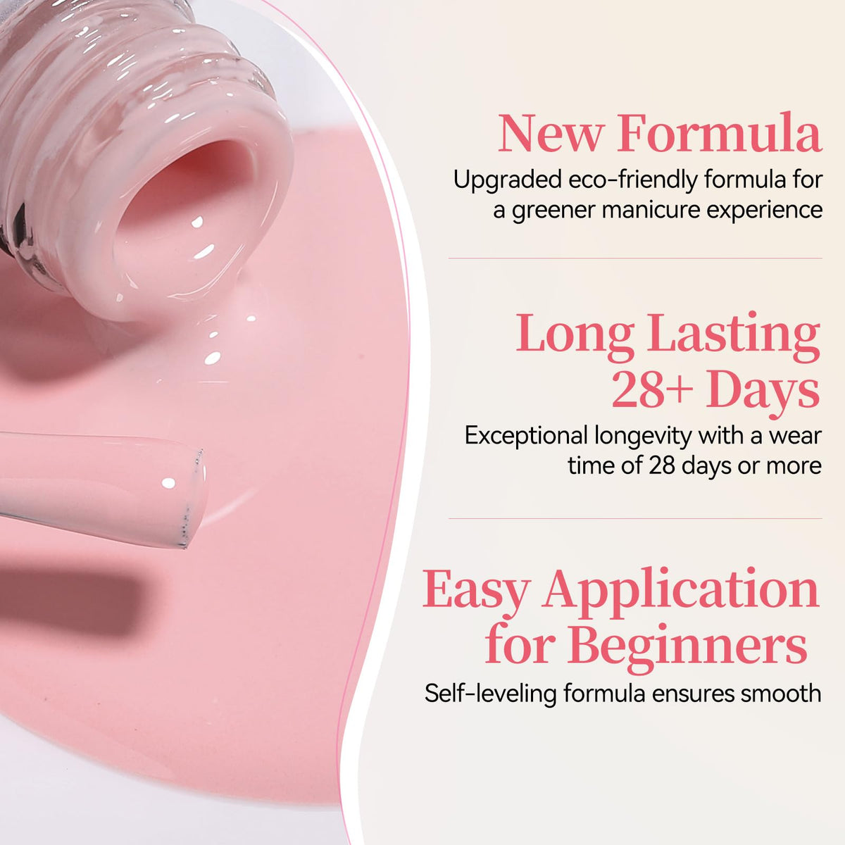 Born Pretty application step cured under lamp showing durable finish benefit