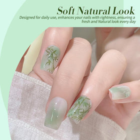 Born Pretty brush applying smooth gel texture showing easy, streak-free coverage