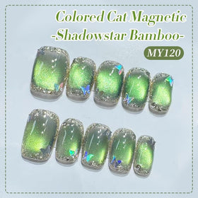 Born Pretty close-up cat-eye stripe highlighting holographic depth benefit