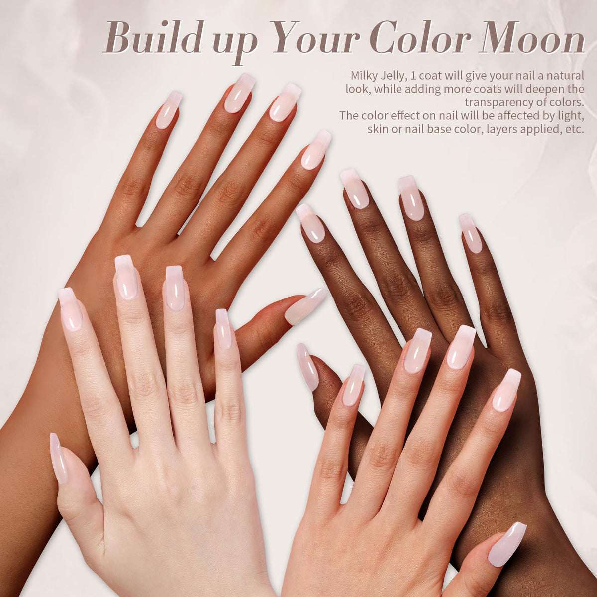 Born Pretty used as French manicure overlay for a subtle elegant tip