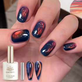 Born Pretty front bottle showing rainbow aurora polish and vibrant shift benefit
