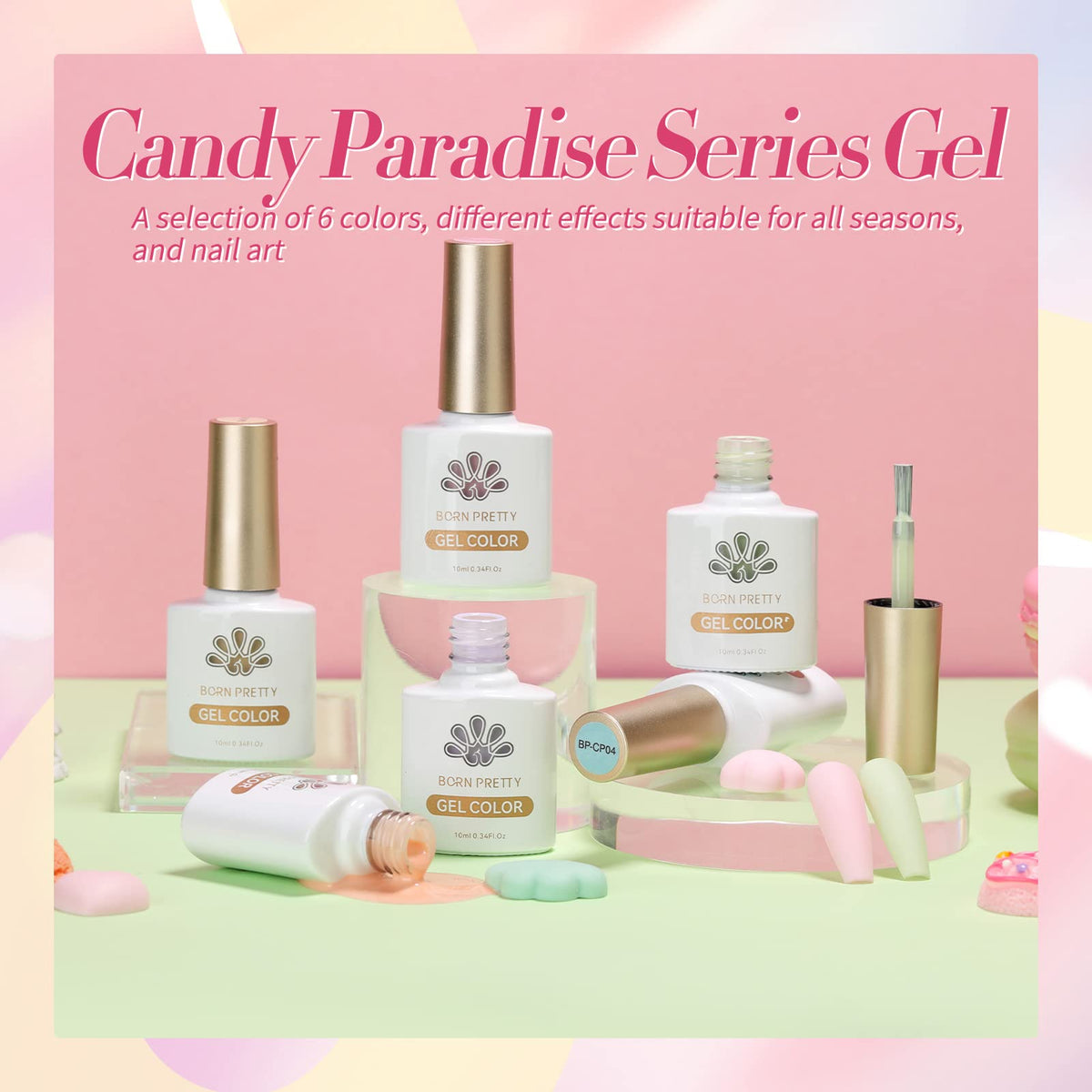 Born Pretty gift box flatlay conveying ready-to-gift presentation and seasonal appeal