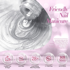 Born Pretty polish being applied in salon demonstrating professional results benefit