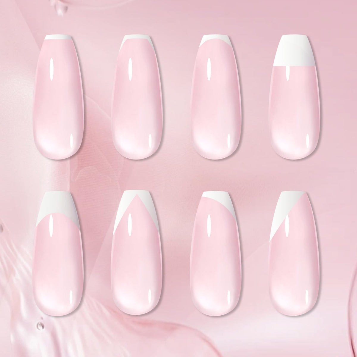 Born Pretty jelly milky pink bottle showing translucent base color advantage