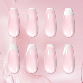 Born Pretty jelly milky pink bottle showing translucent base color advantage