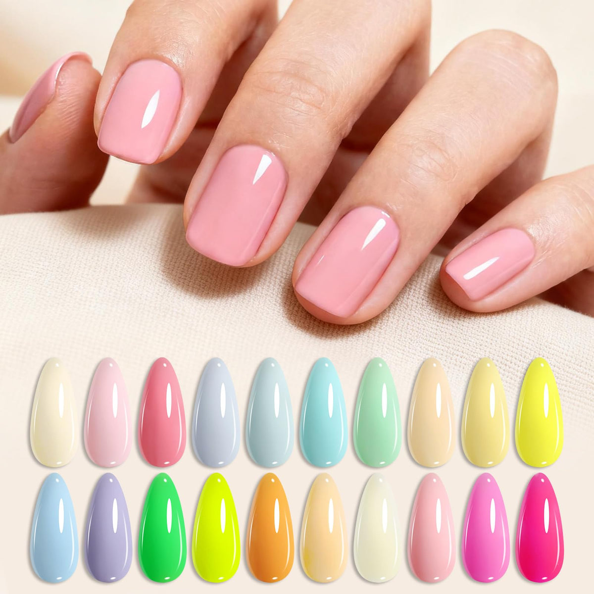 Born Pretty lifestyle summer manicure shot showing colorful nails for seasonal styling benefit