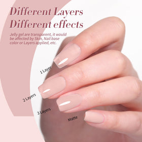 Born Pretty gel polish on manicured nails in natural light for elegant everyday look