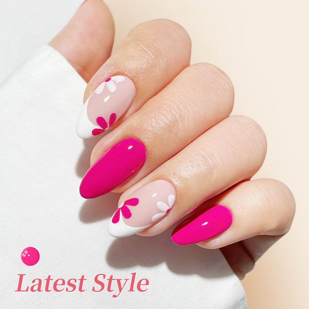 Born Pretty neon on model hands showing vibrant results for eye-catching manicures