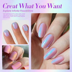 Born Pretty ombre technique in use with sponge blending for gradient effect