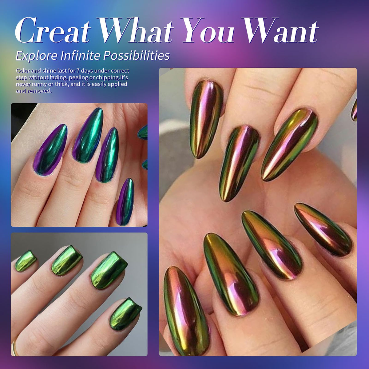 Born Pretty on fingernails lifestyle shot demonstrating salon-style finish