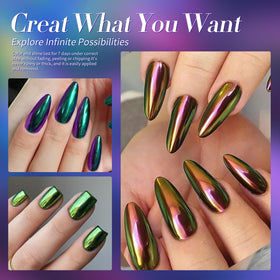 Born Pretty on fingernails lifestyle shot demonstrating salon-style finish