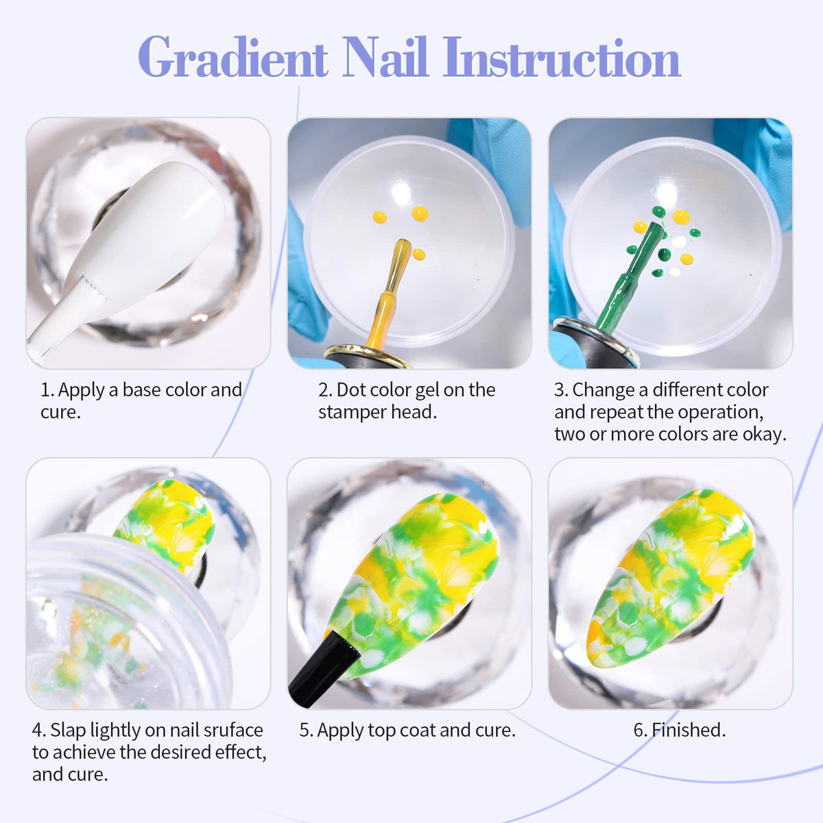 Born Pretty flatlay of all kit contents for quick identification and use
