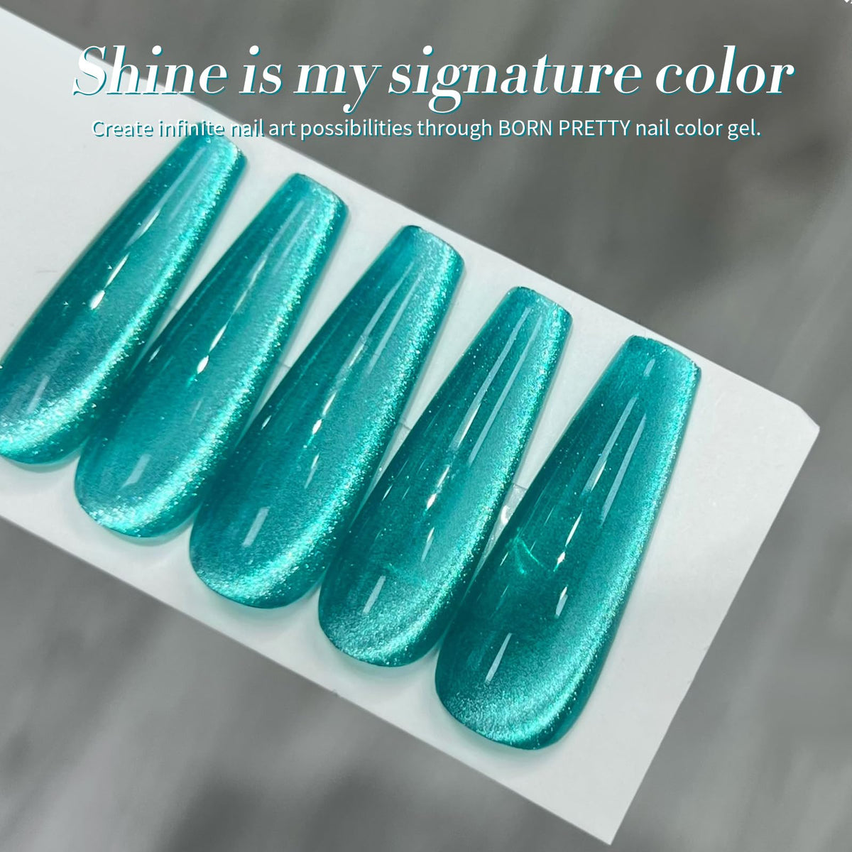 Born Pretty label close-up showing product name and polish shade information