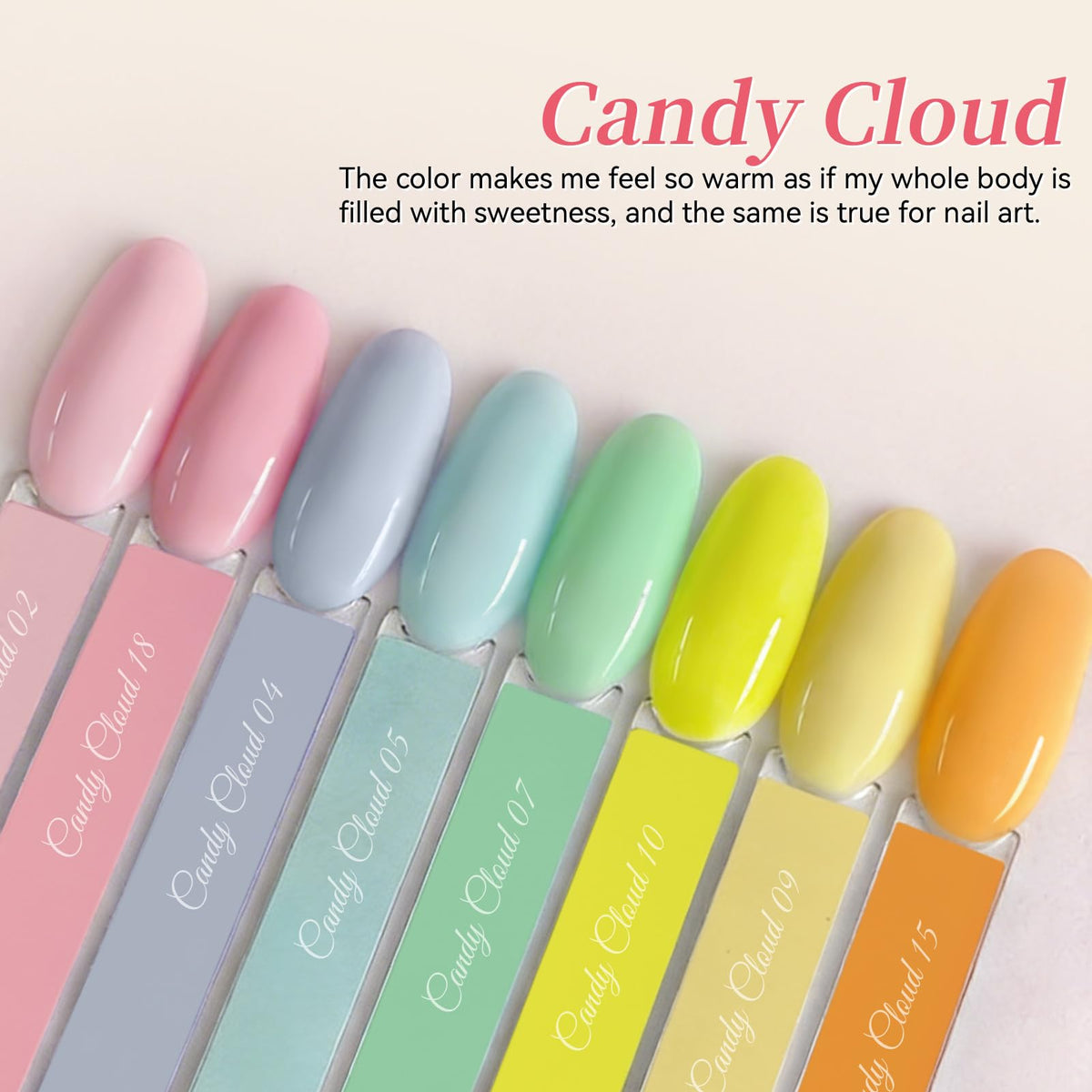 Born Pretty pastel nail detail close-up showing smooth, streak-free coverage benefit