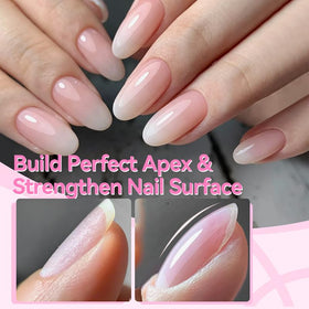 Born Pretty holding rhinestone on nail demonstrating strong gem adhesion and sparkle retention