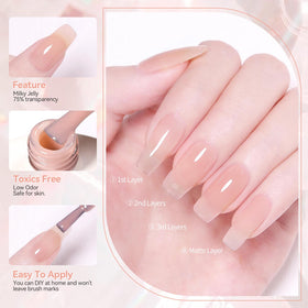 BORN PRETTY 15ml size scale comparison showing compact bottle for travel convenience