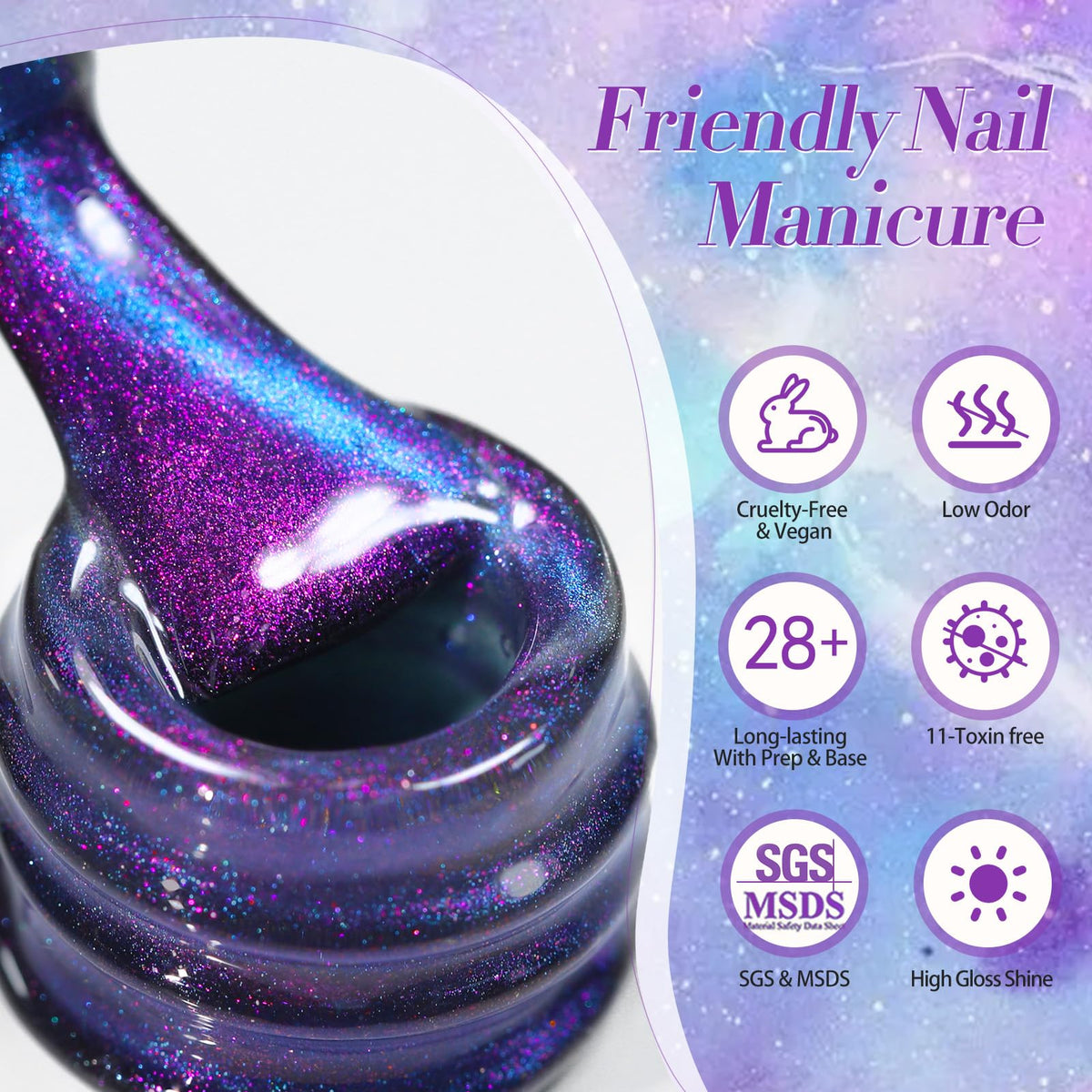 BORN PRETTY 15ml bottle beside coin showing compact travel-friendly size