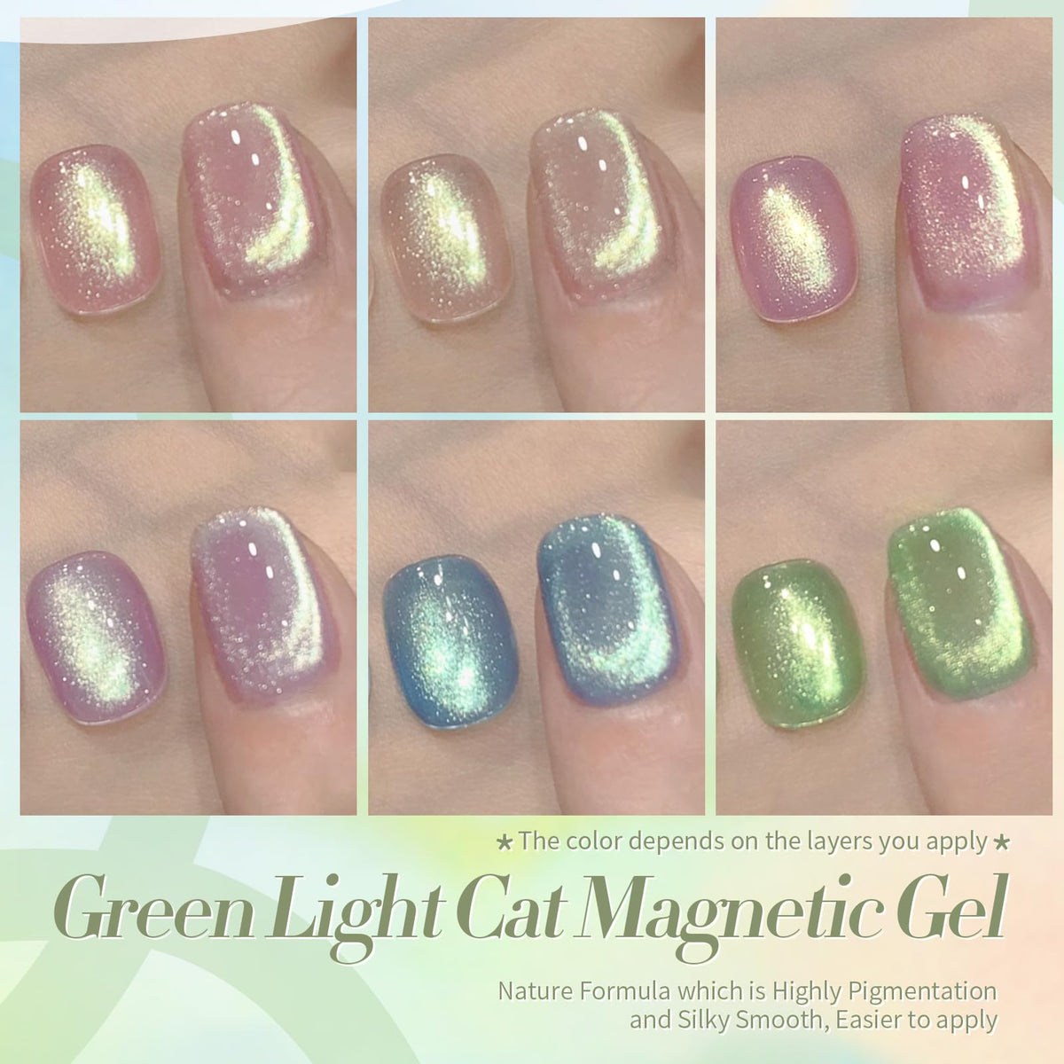Born Pretty flat lay of all shades demonstrating versatile color benefits