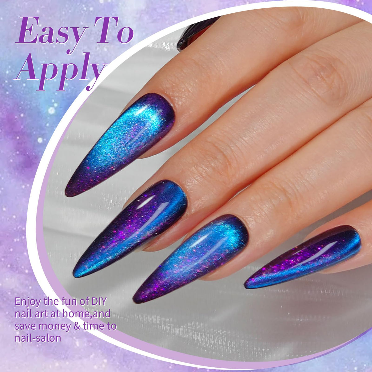 BORN PRETTY nail reflecting light to show high-gloss ceramic-like shine