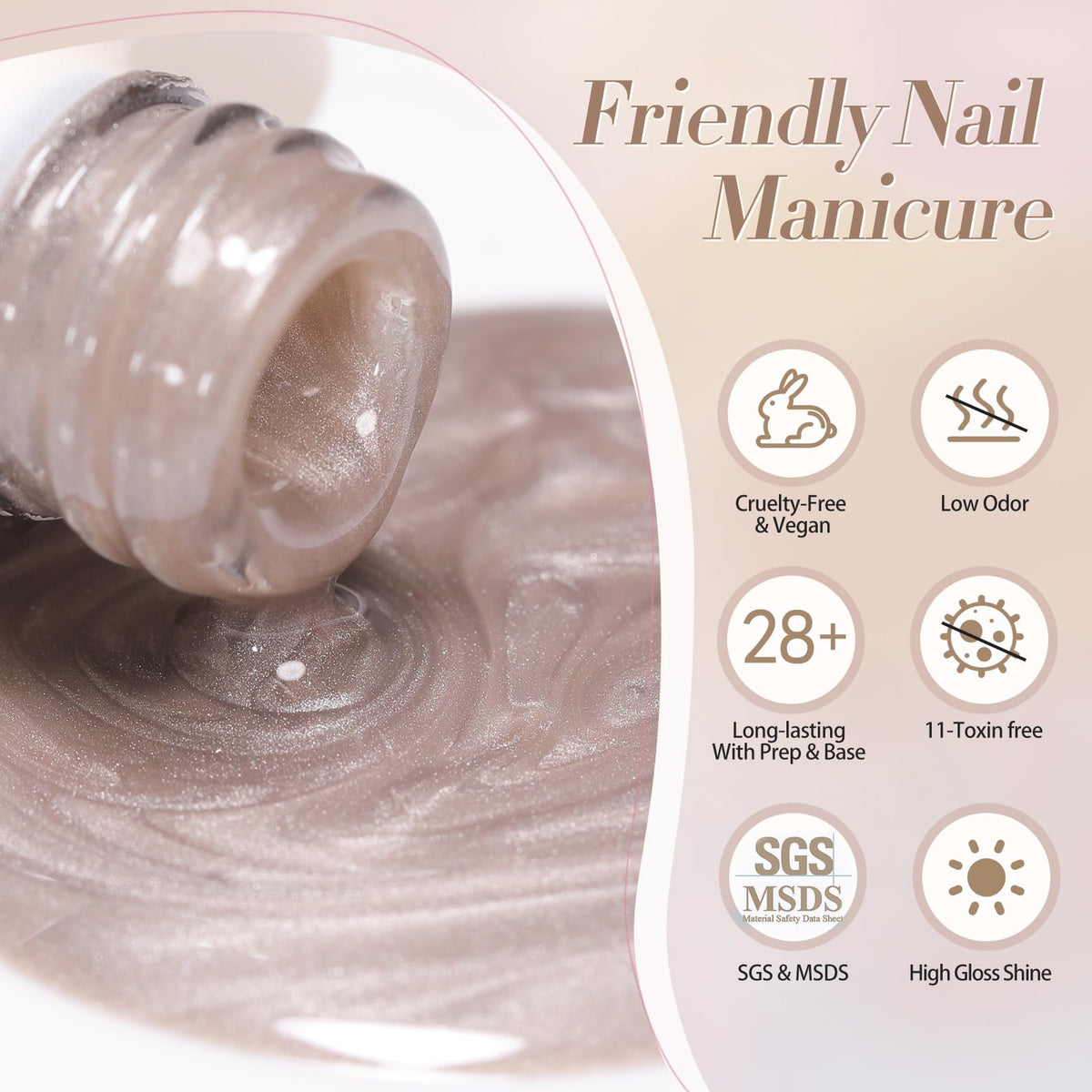 Born Pretty soak-off removal process showing gentle removal and safety benefit