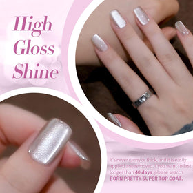 Born Pretty texture detail showing holographic sparkle and intense pigment benefit