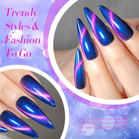 born pretty gel texture swirl showing ceramic-like gloss and smooth-application benefit