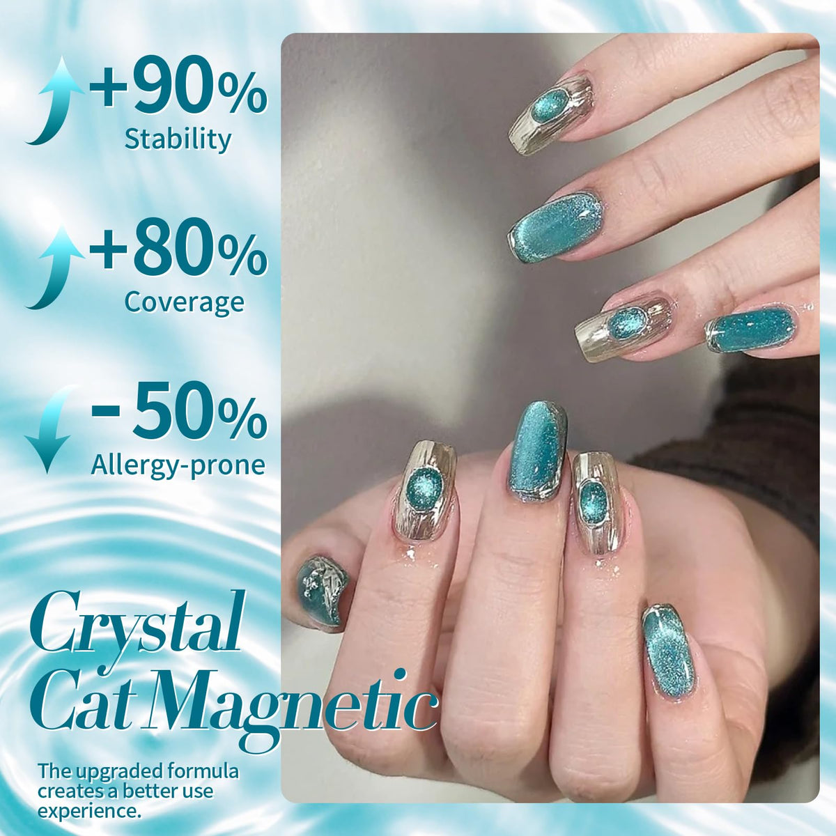 Born Pretty close texture shot highlighting holographic reflection and silky ceramic-like gloss