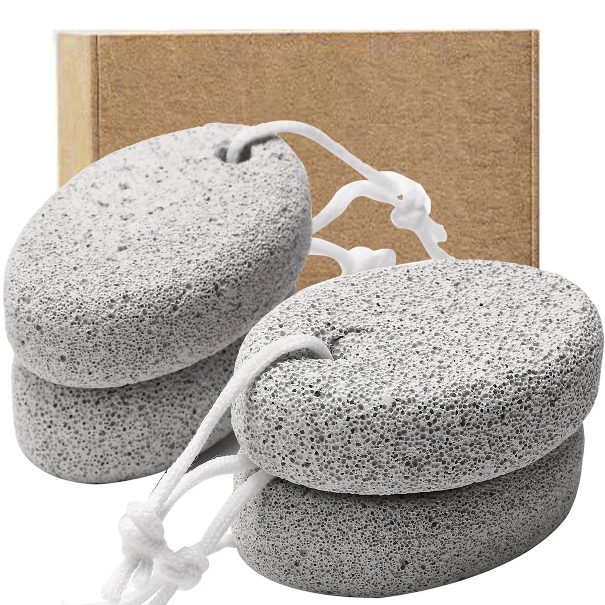 Borogo close-up of porous lava texture for effective natural exfoliation