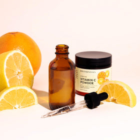Bos Essentials lifestyle bathroom counter setup showing convenient daily use