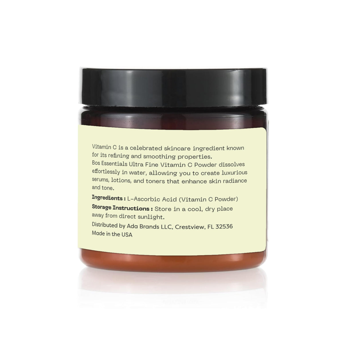 Bos Essentials measuring spoon with powder showing accurate dosing benefit