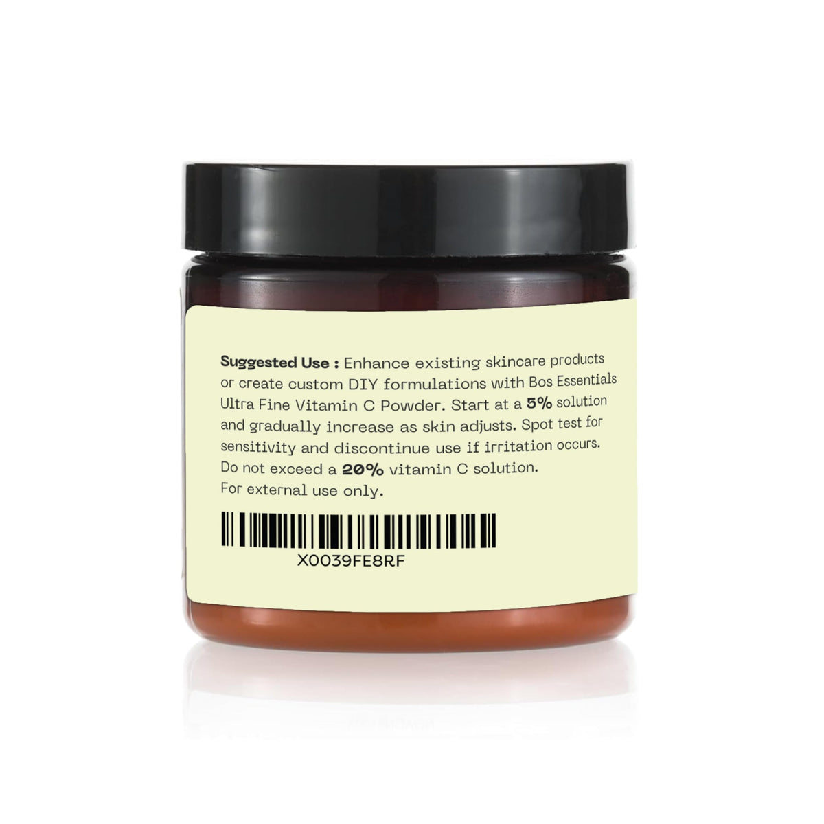 Bos Essentials mixing serum bottle in use demonstrating easy DIY application