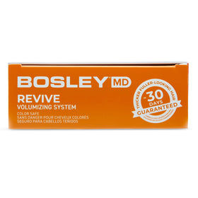 BosleyMD label close-up showing color-safe, sulfate-free formulation