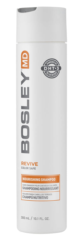 BosleyMD BosRevive front bottle showing label and color-safe benefit